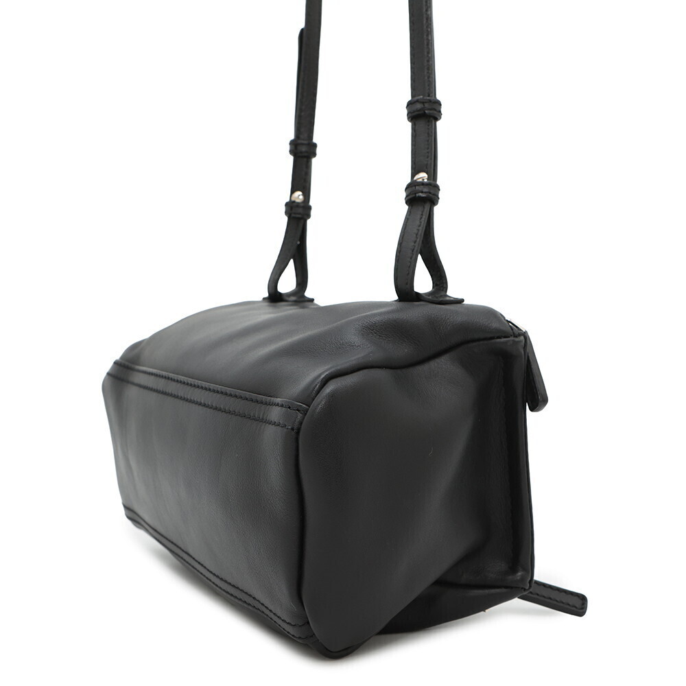 Givenchy Pandora Leather Shoulder Bag Black - Picture 2 of 11
